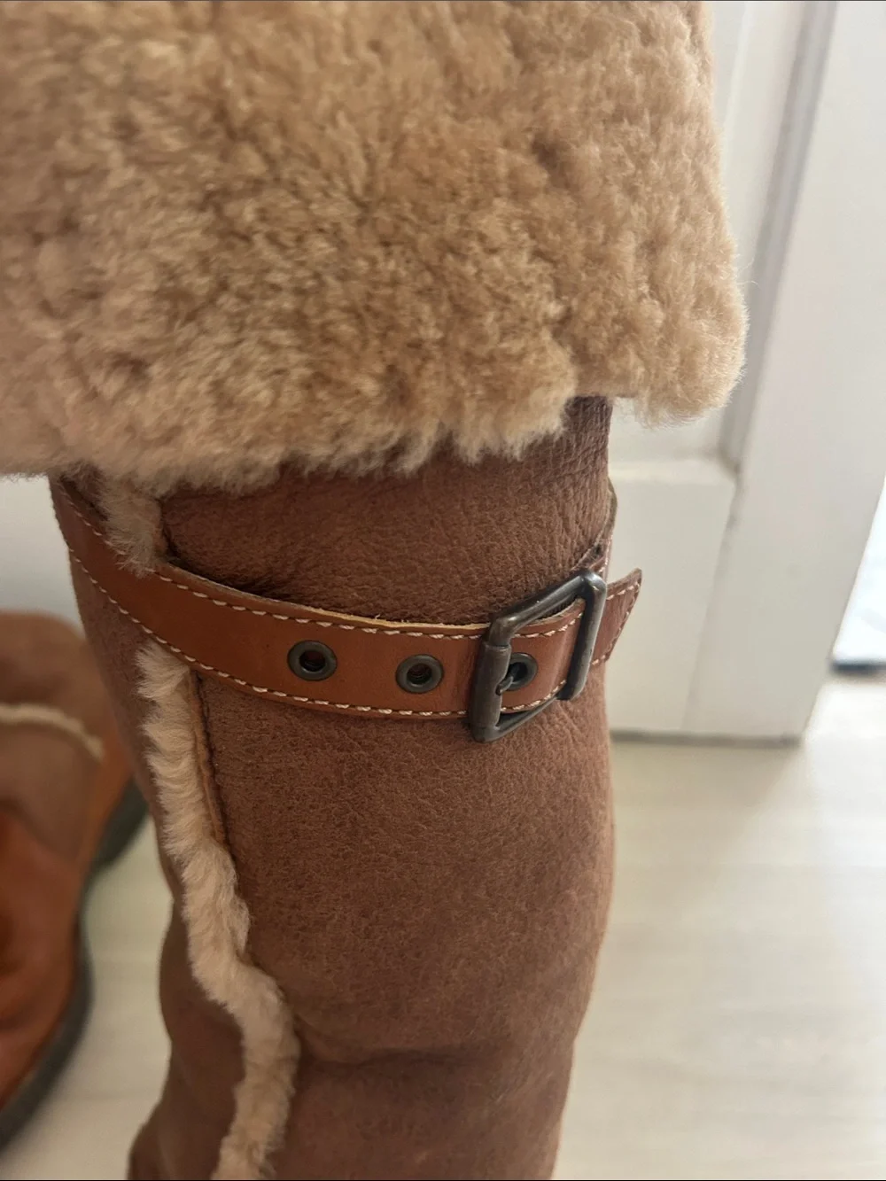 Born tall Brown Leather Sole Boot